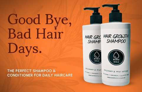 Rosemary & mint hair growth shampoo and conditioner set – BOBO OILS