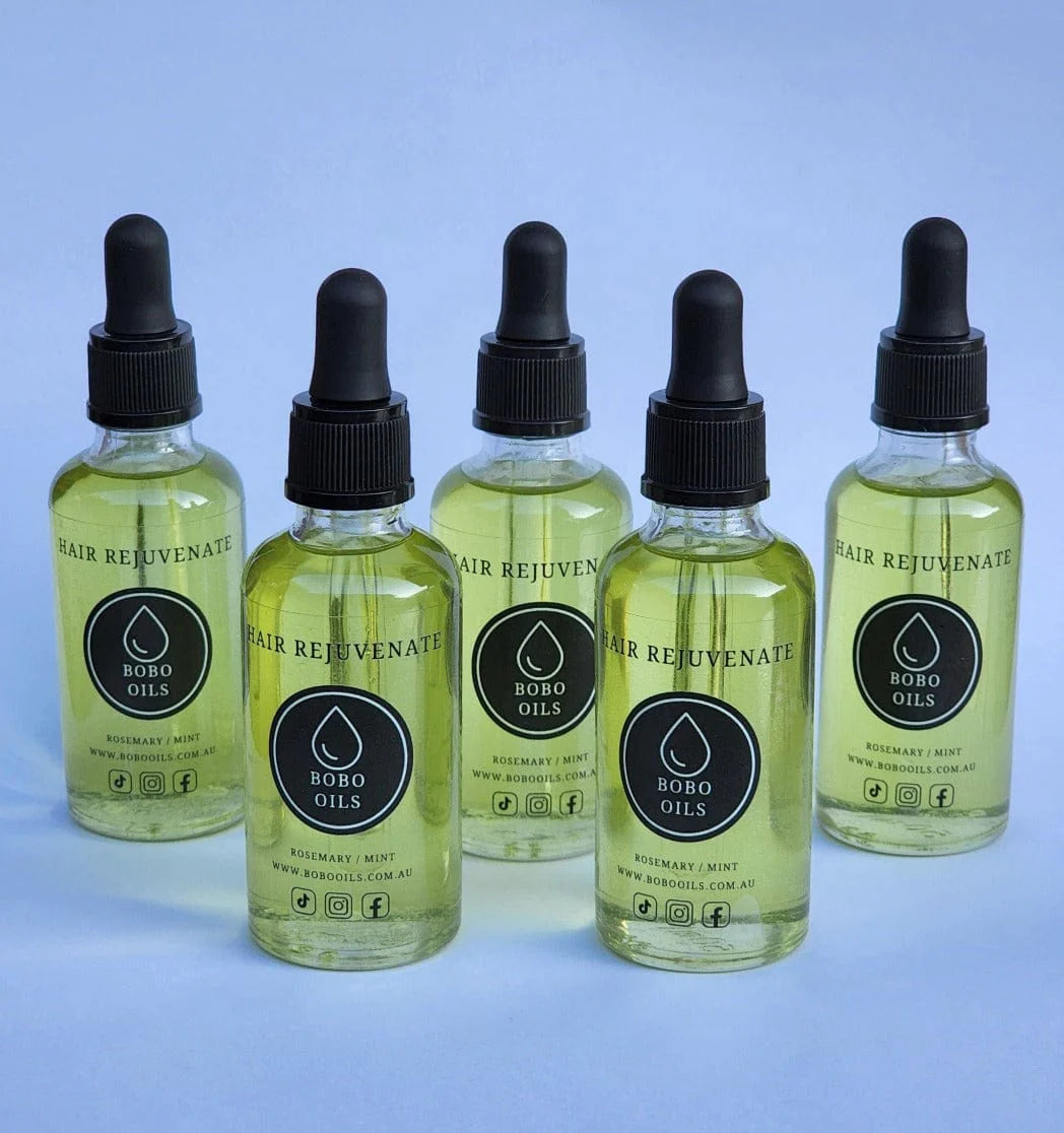 How do BOBO OILS help in treating hair loss in females?