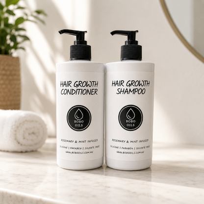 BOBO OILS Rosemary and Mint Shampoo and Conditioner set