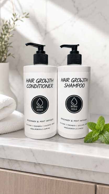 BOBO OILS Rosemary and Mint Shampoo and Conditioner set