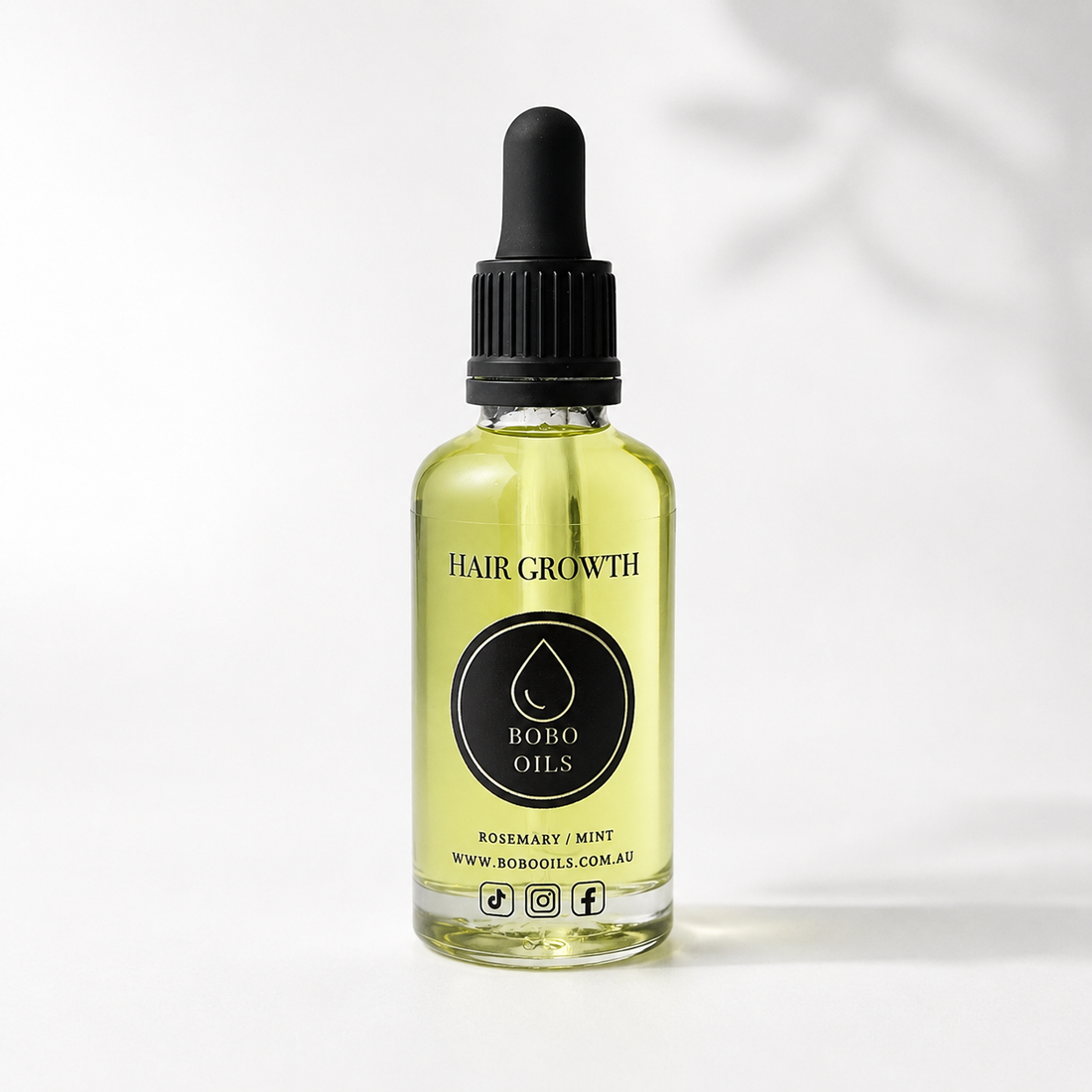 BOBO OILS Rosemary and Mint Hair Growth Oil bottle