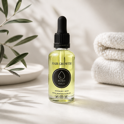 BOBO OILS Rosemary and Mint Hair Growth Oil bottle