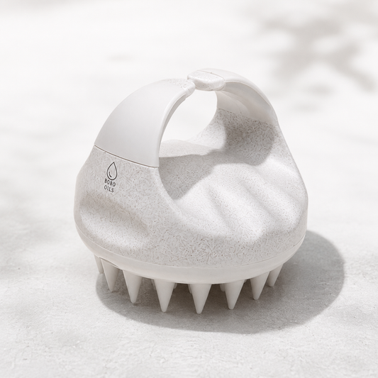 BOBO OILS Silicone Scalp Massage Brush & Shampoo Brush