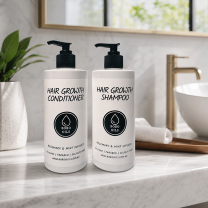 BOBO OILS Rosemary and Mint Shampoo and Conditioner set