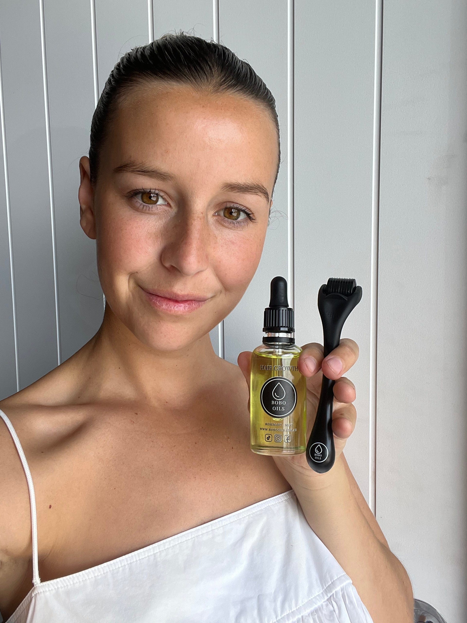 Micro needling for hair growth