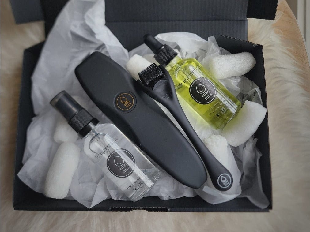 BOBO OILS - Hair Growth Kit - Derma roller &amp; Growth oil - bobooils