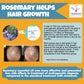 BOBO OILS - Hair Growth Oil - Rosemary and Mint Essential Oil - Hair and scalp stimulation - bobooils