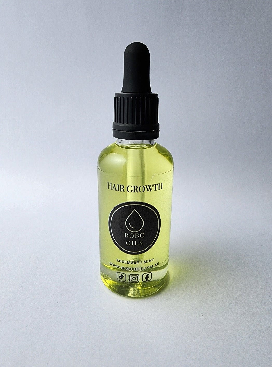 BOBO OILS - Hair Growth Oil - Rosemary and Mint Essential Oil - Hair and scalp stimulation - bobooils